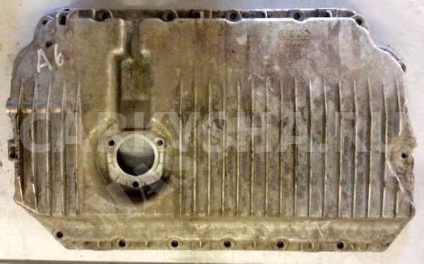 Поддон картера двигателя 3.2L V6 AUK BKH BYU Audi A6 III (C6) Седан оригинальный номер 06E103604F 06E 103 604 F