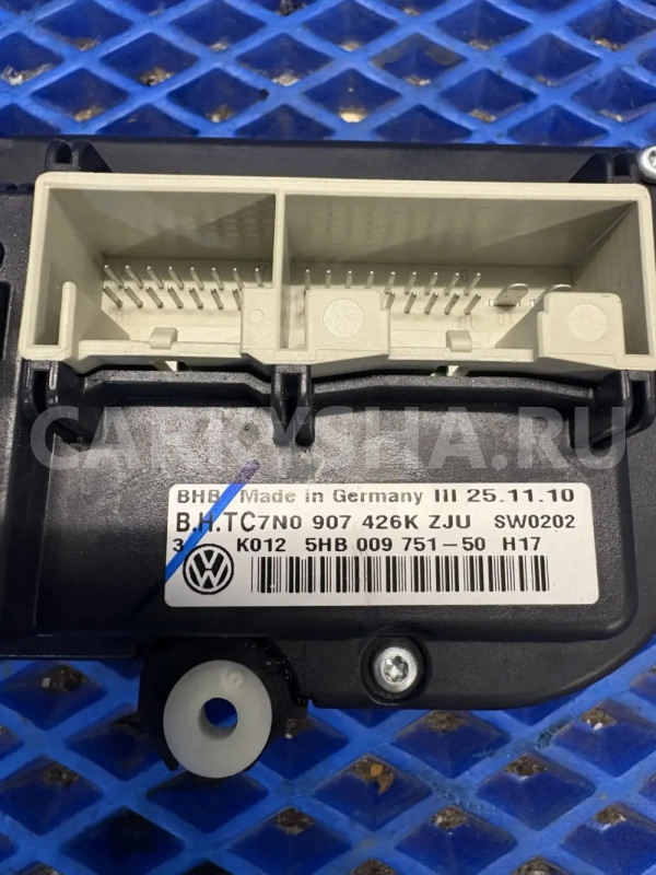 Блок управления отопителем Volkswagen Golf Mk6 (2008—2012) Volkswagen Golf оригинальный номер 5hb009751-50