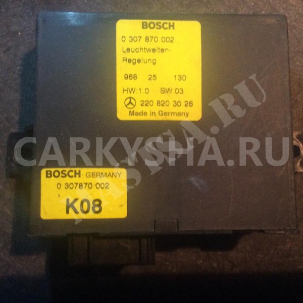 ECU угла наклона фар Mercedes-Benz S-klasse IV (W220) Седан оригинальный номер A2208203026 0307670002 A 220 820 30 26 0 307 670 002