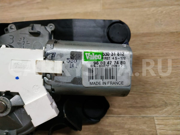 Моторчик стеклоочистителя задний Peugeot 308 оригинальный номер 9680477480